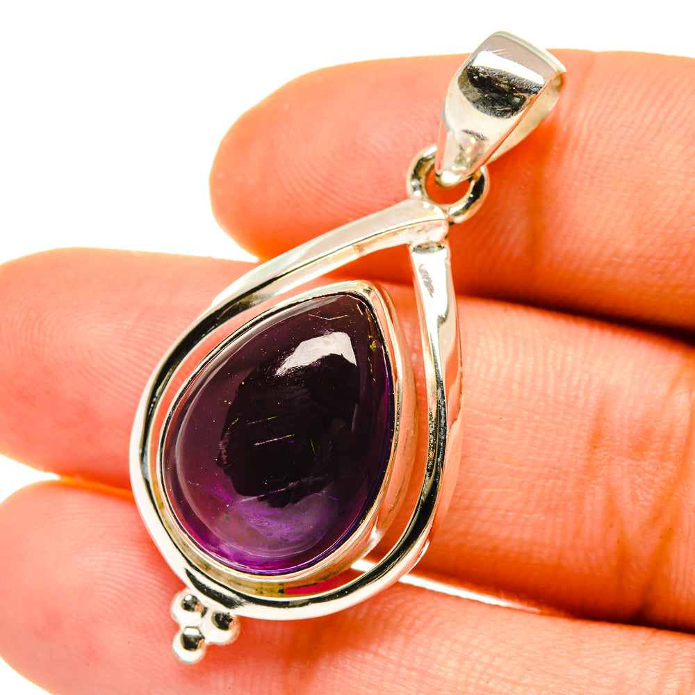Amethyst Pendants handcrafted by Anasilvercos - PD4930