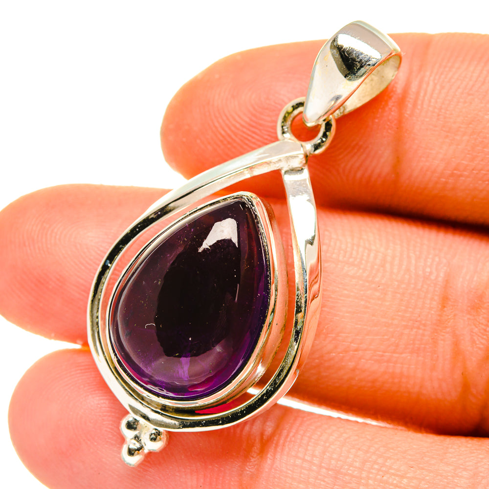 Amethyst Pendants handcrafted by Anasilvercos - PD4931