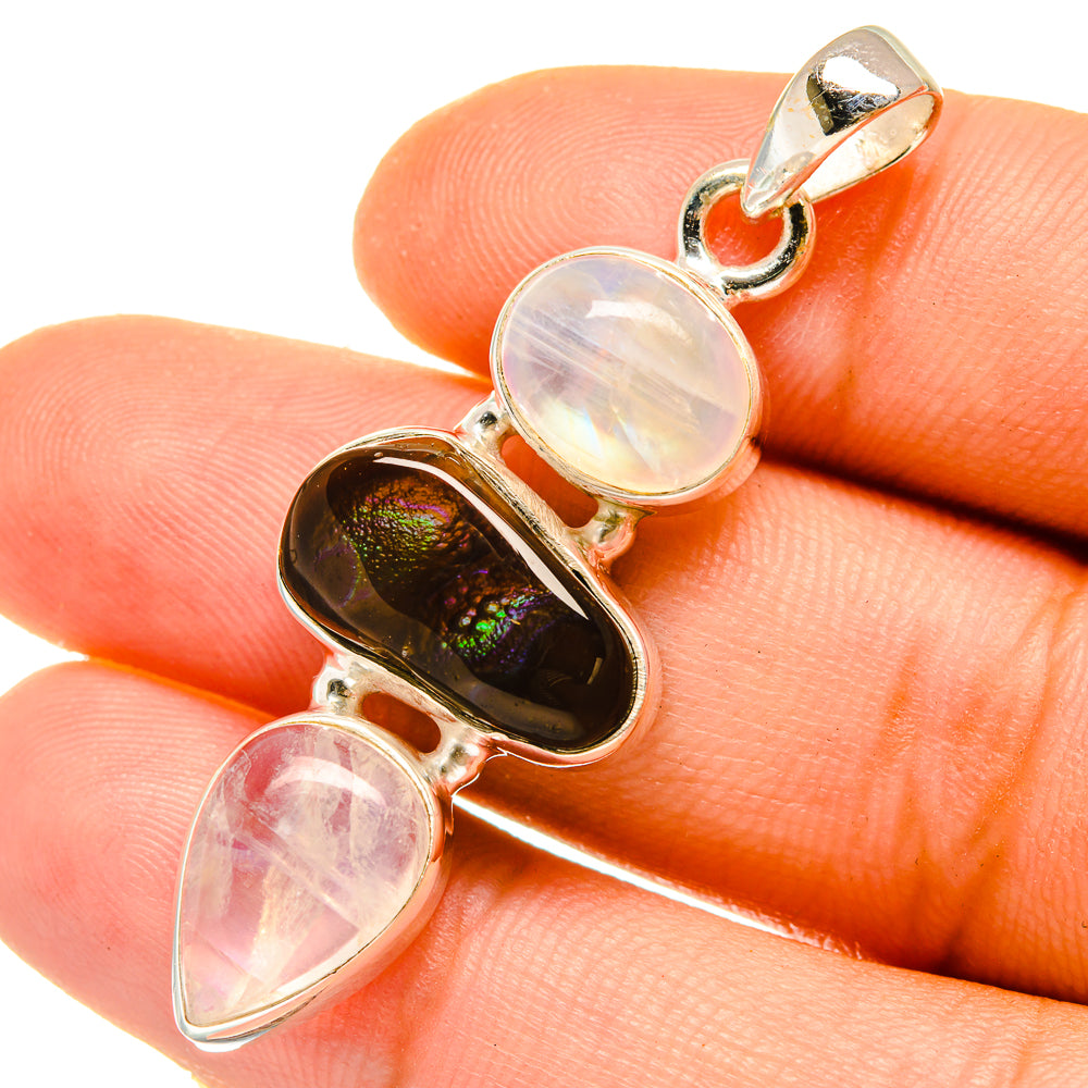 Mexican Fire Agate Pendants handcrafted by Anasilvercos - PD4943