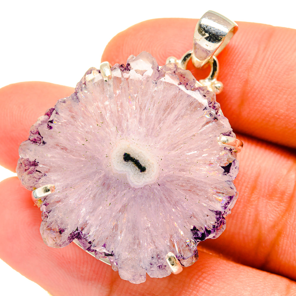 Amethyst Stalactite Pendants handcrafted by Anasilvercos - PD4961