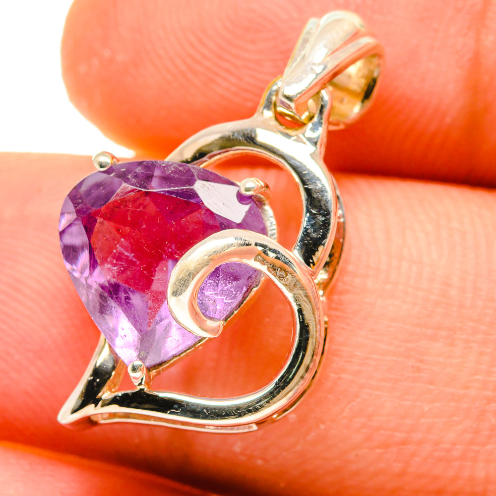 Amethyst Pendants handcrafted by Anasilvercos - PD4971