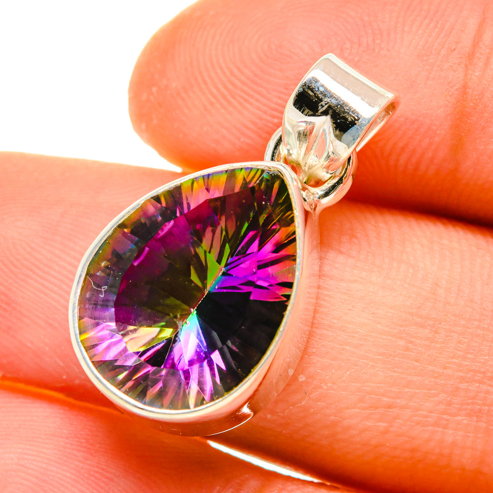 Mystic Topaz Pendants handcrafted by Anasilvercos - PD5001