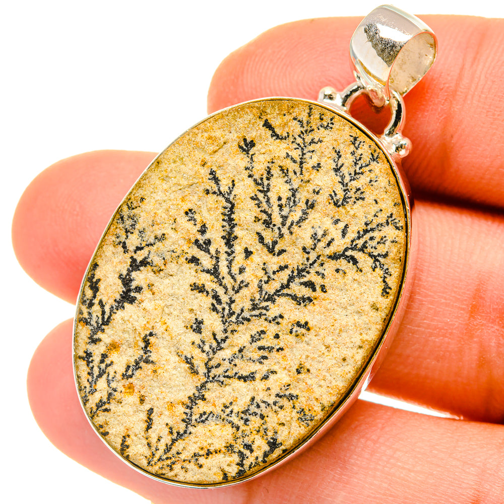 Germany Psilomelane Dendrite Pendants handcrafted by Anasilvercos - PD5014