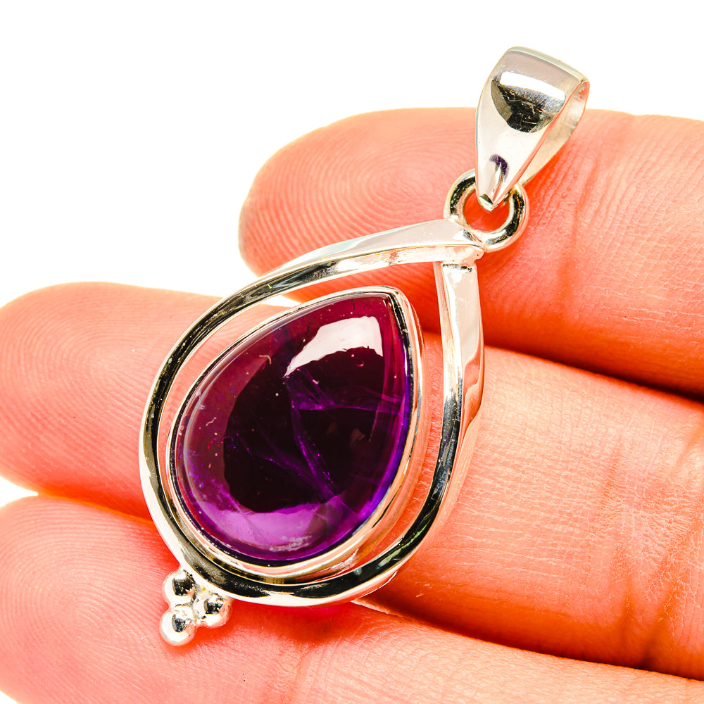 Amethyst Pendants handcrafted by Anasilvercos - PD5038