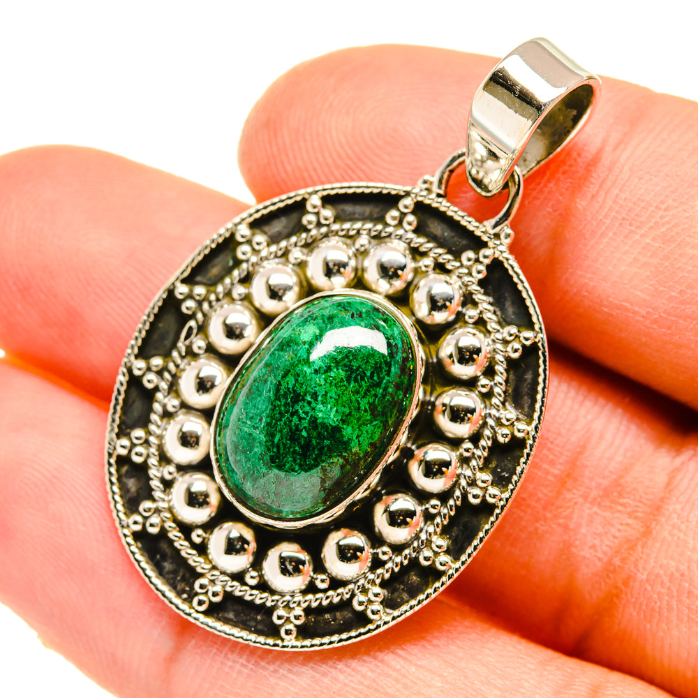 Chrysocolla Pendants handcrafted by Anasilvercos - PD5053