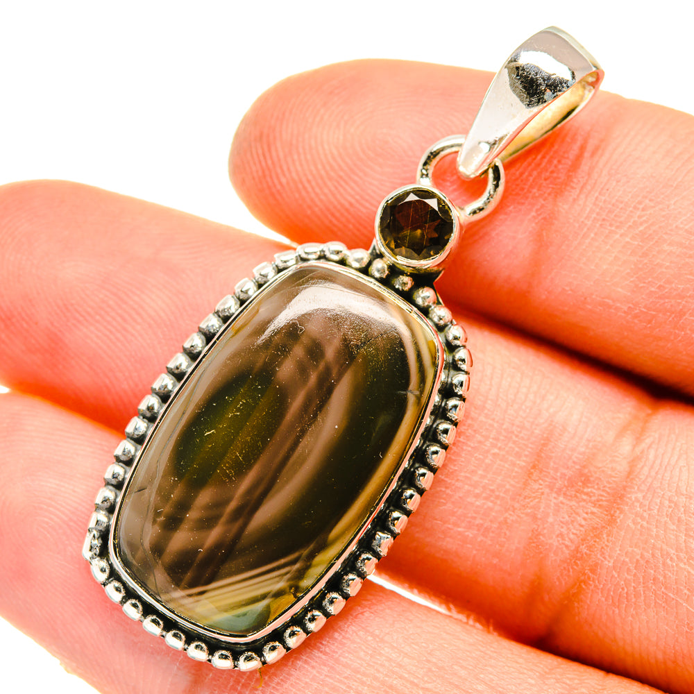 Willow Creek Jasper Pendants handcrafted by Anasilvercos - PD5055