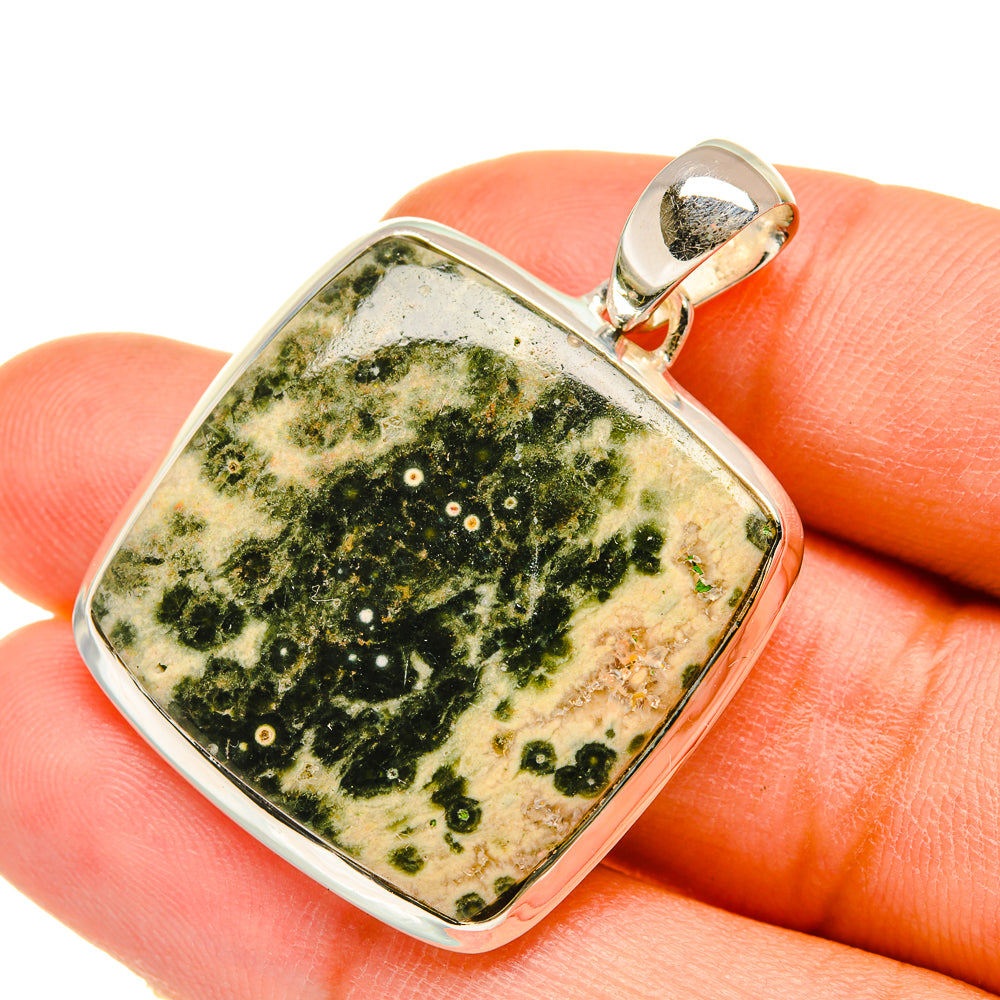 Ocean Jasper Pendants handcrafted by Anasilvercos - PD5068