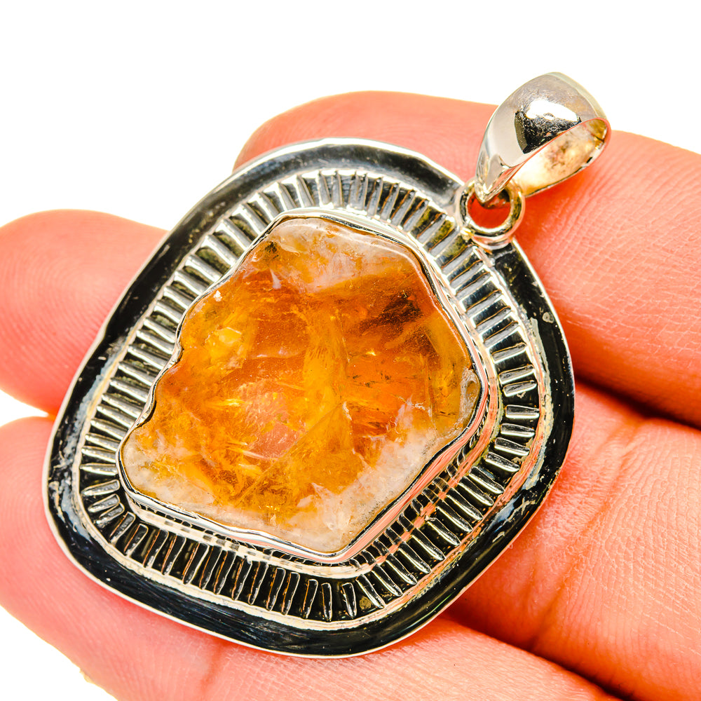 Citrine Pendants handcrafted by Anasilvercos - PD5082