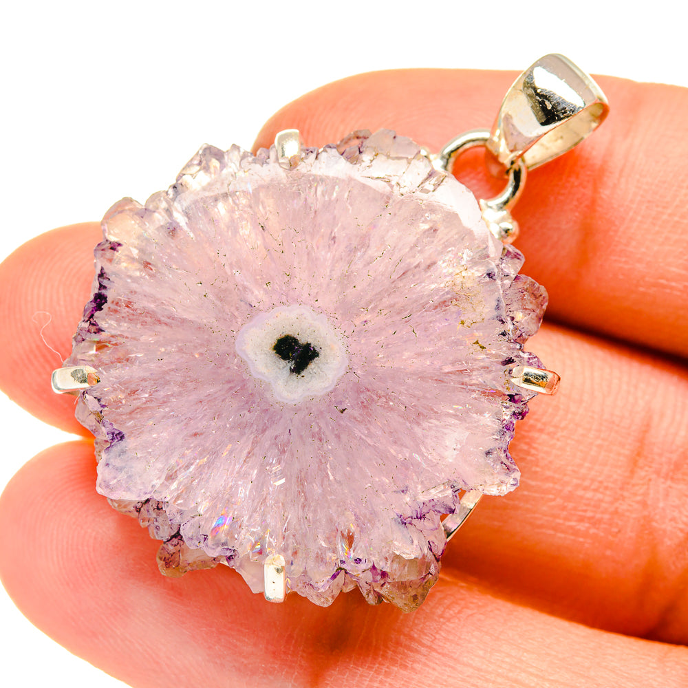 Amethyst Stalactite Pendants handcrafted by Anasilvercos - PD5088