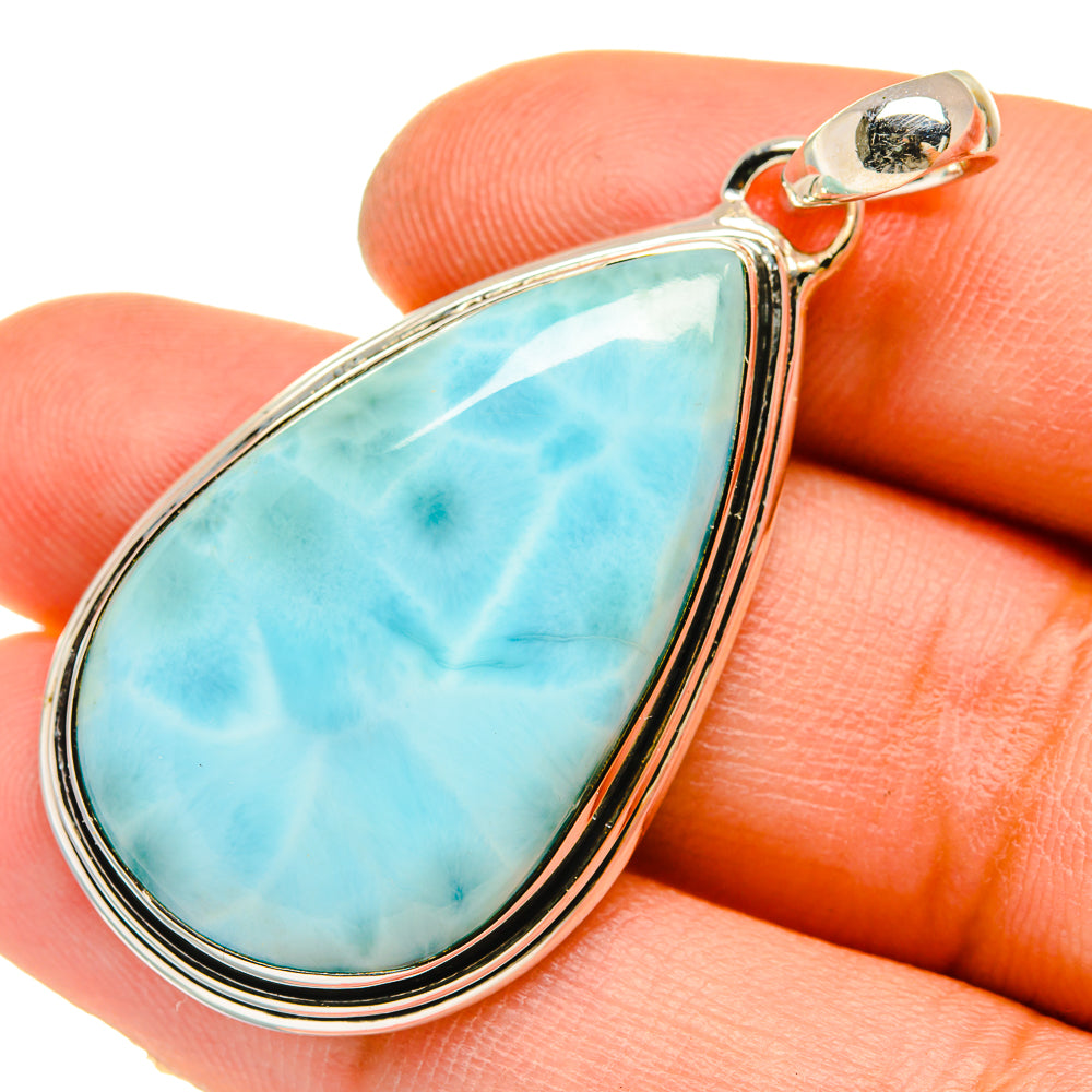 Larimar Pendants handcrafted by Anasilvercos - PD5093