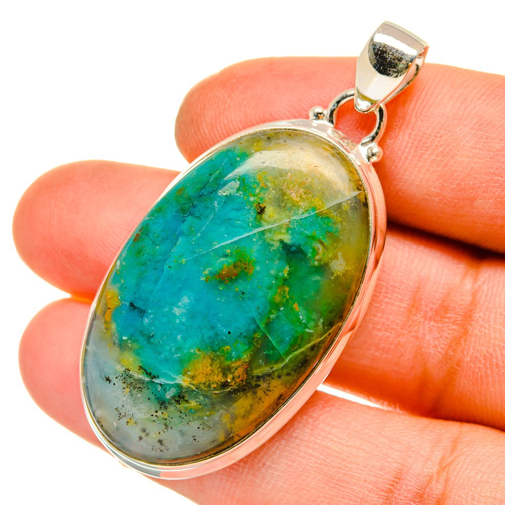 Chrysocolla Pendants handcrafted by Anasilvercos - PD5100
