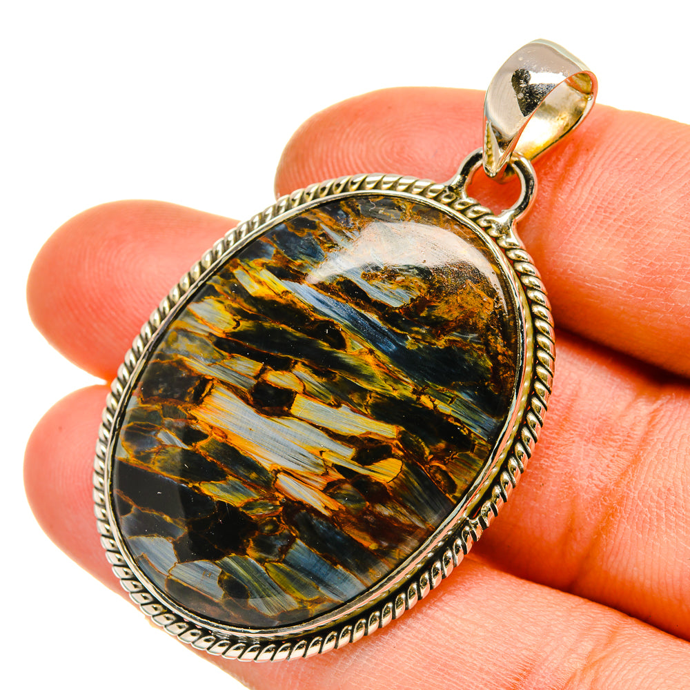Pietersite Pendants handcrafted by Anasilvercos - PD5108