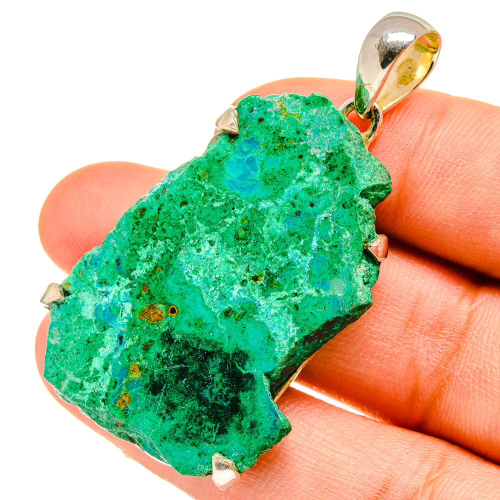Chrysocolla Pendants handcrafted by Anasilvercos - PD5119
