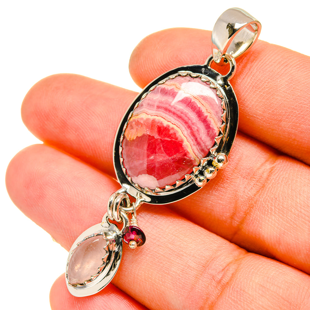Rhodochrosite Pendants handcrafted by Anasilvercos - PD5123