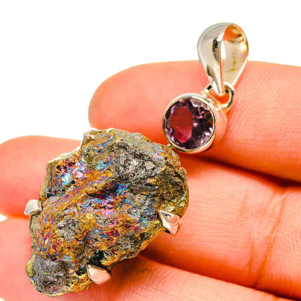Titanium Druzy Pendants handcrafted by Anasilvercos - PD5124