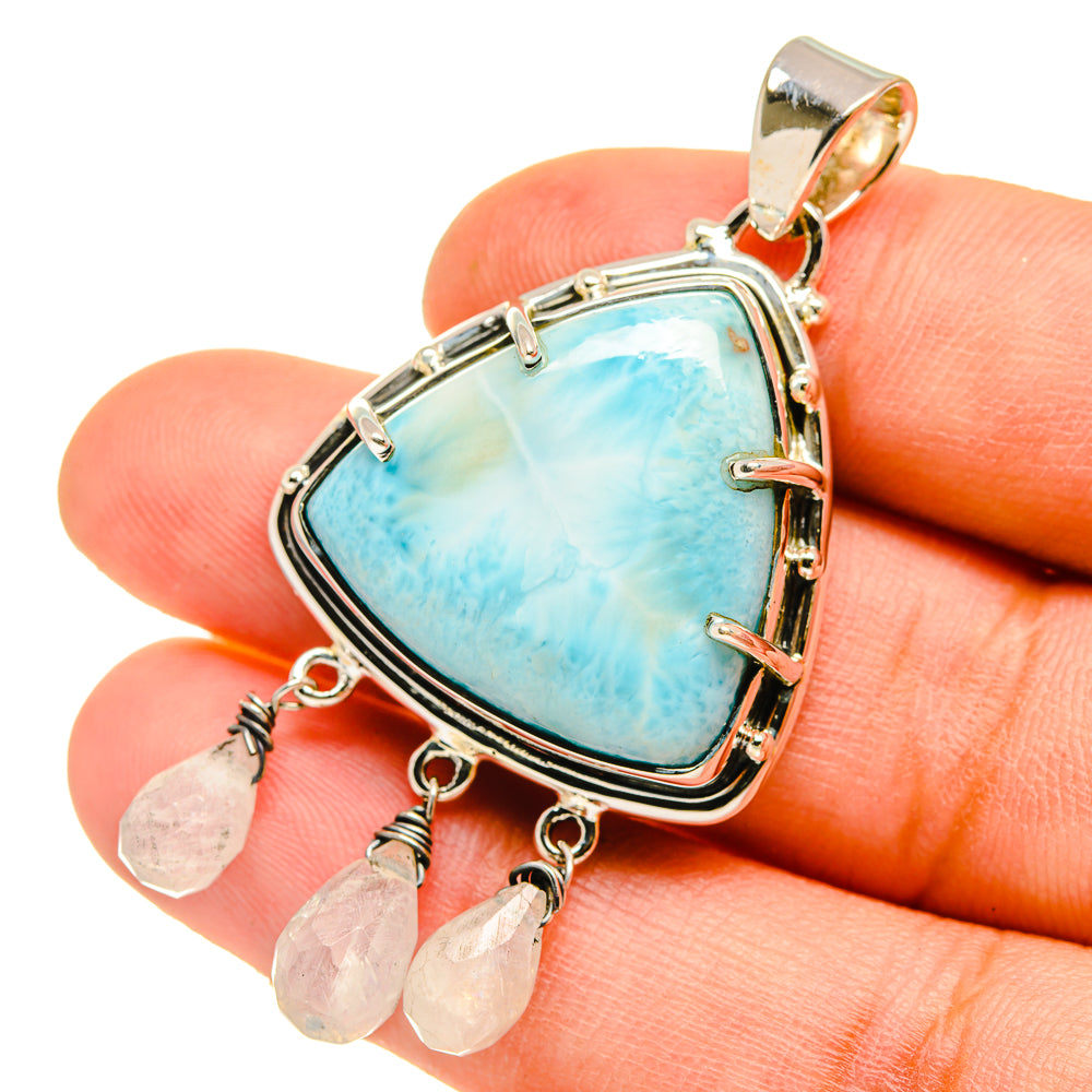 Larimar Pendants handcrafted by Anasilvercos - PD5148