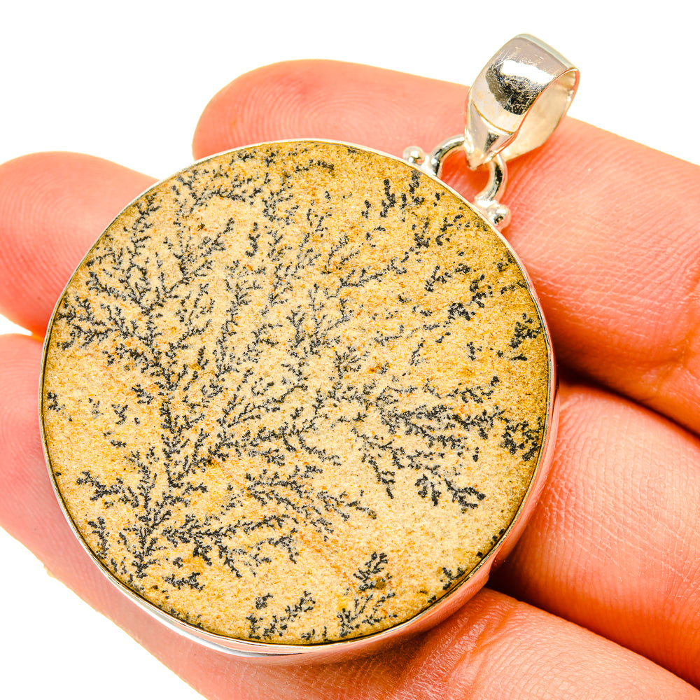 Germany Psilomelane Dendrite Pendants handcrafted by Anasilvercos - PD5149