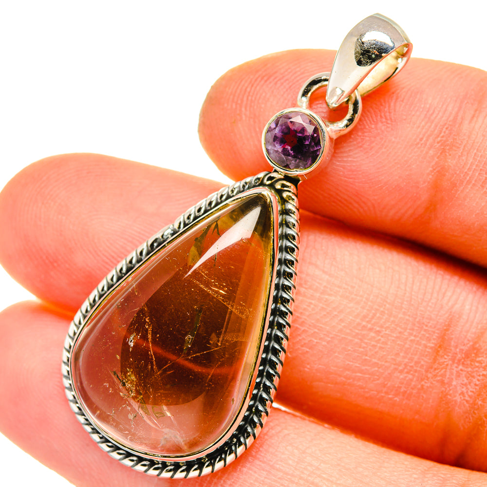Citrine Pendants handcrafted by Anasilvercos - PD5153