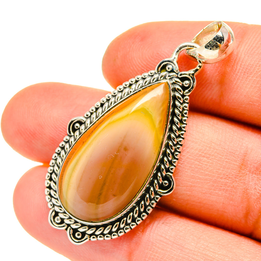 Willow Creek Jasper Pendants handcrafted by Anasilvercos - PD5156