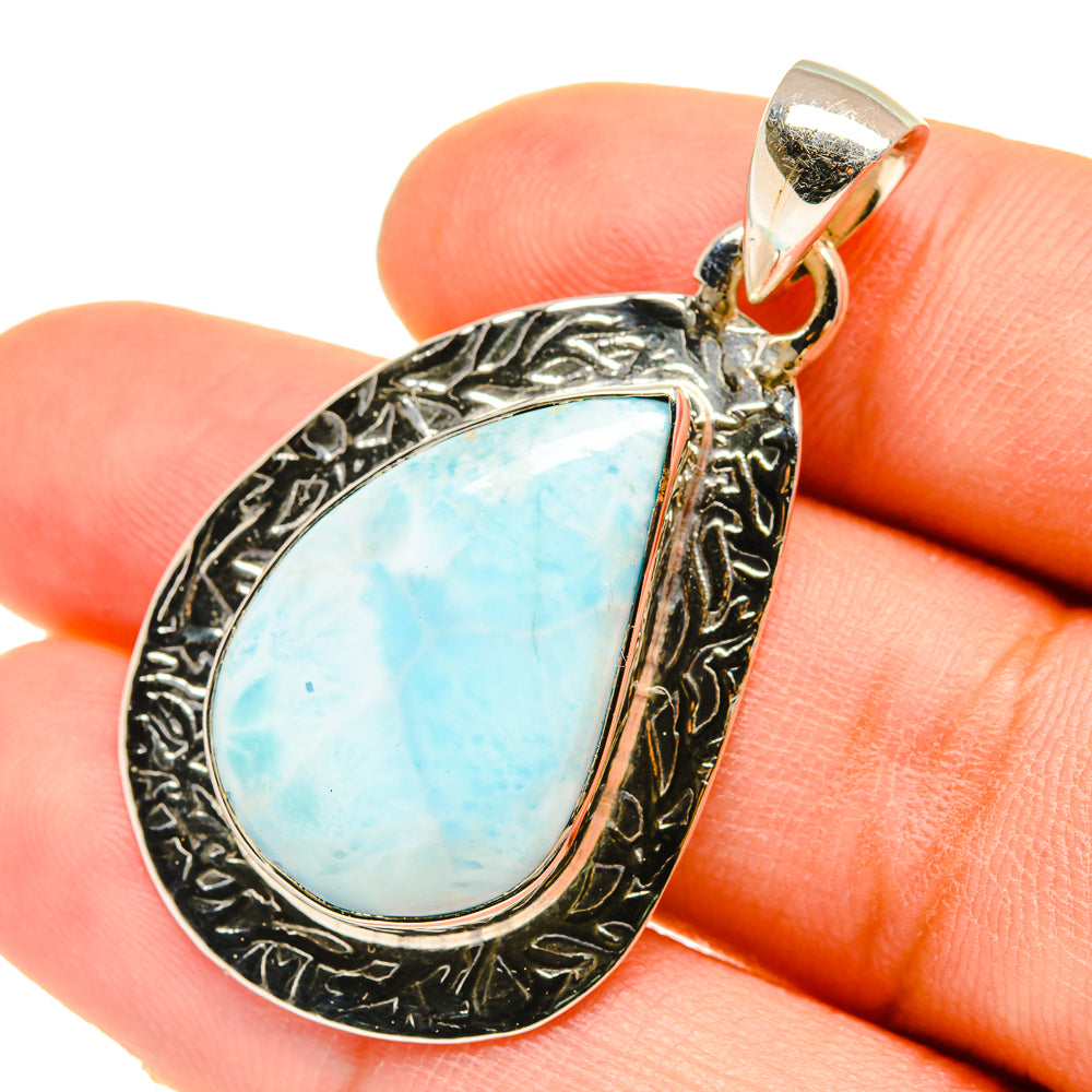 Larimar Pendants handcrafted by Anasilvercos - PD5159