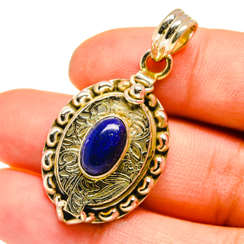 Lapis Lazuli Pendants handcrafted by Anasilvercos - PD5167
