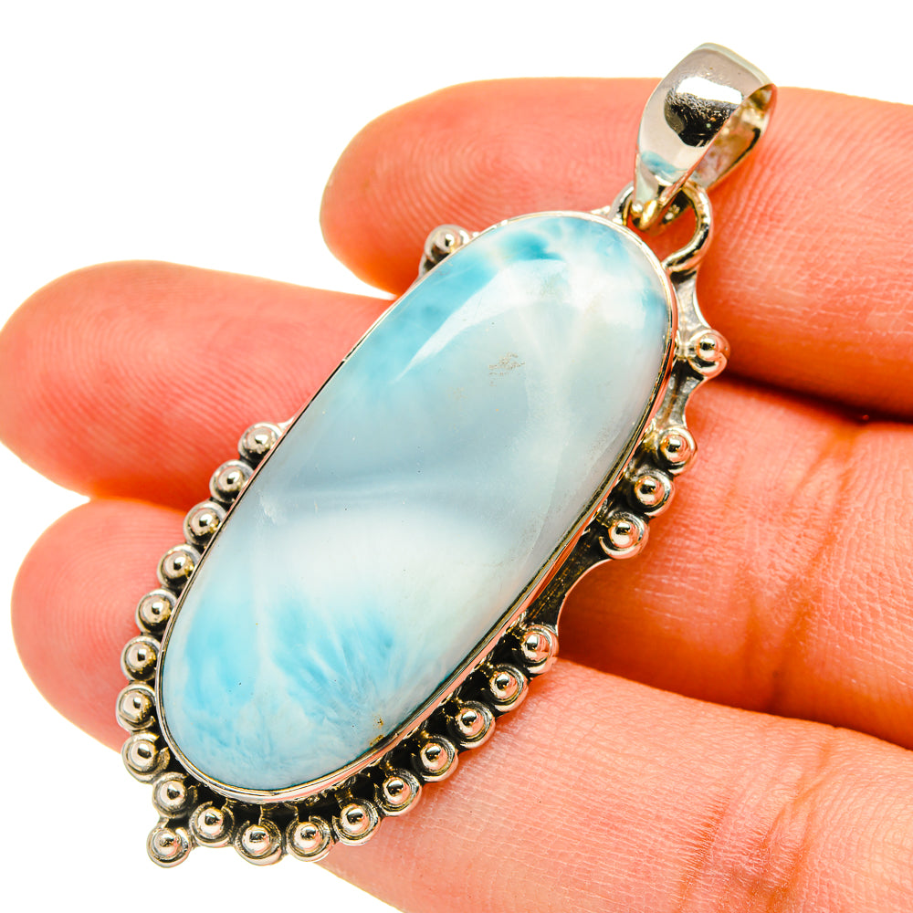 Larimar Pendants handcrafted by Anasilvercos - PD5180