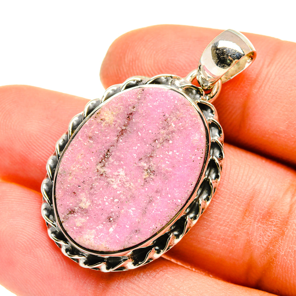 Rhodonite Pendants handcrafted by Anasilvercos - PD5191