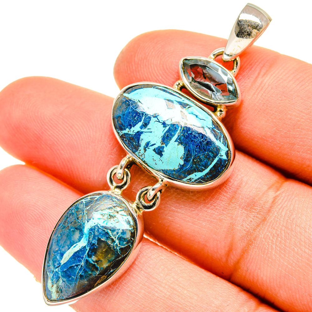 Shattuckite Pendants handcrafted by Anasilvercos - PD5192