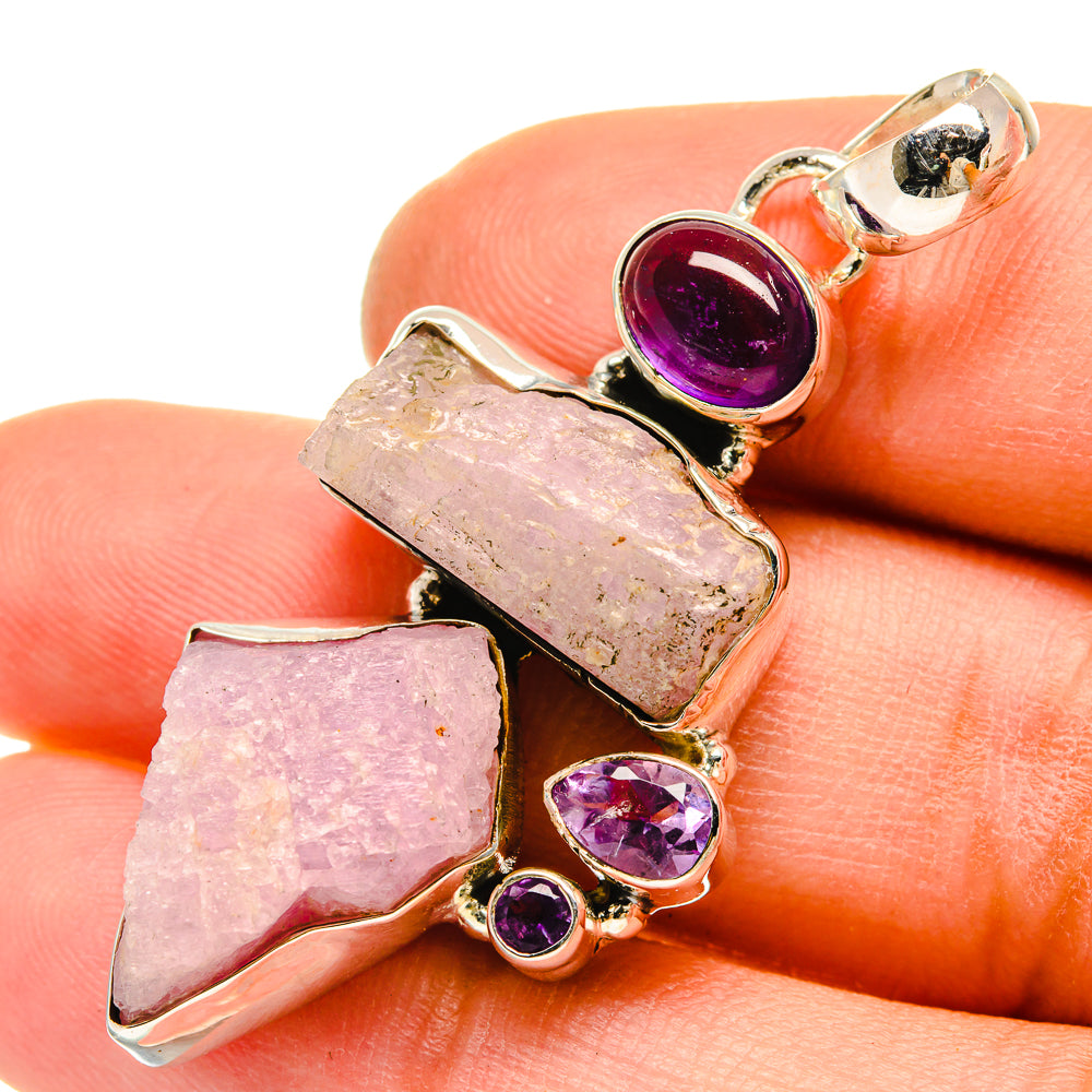 Kunzite Pendants handcrafted by Anasilvercos - PD5202