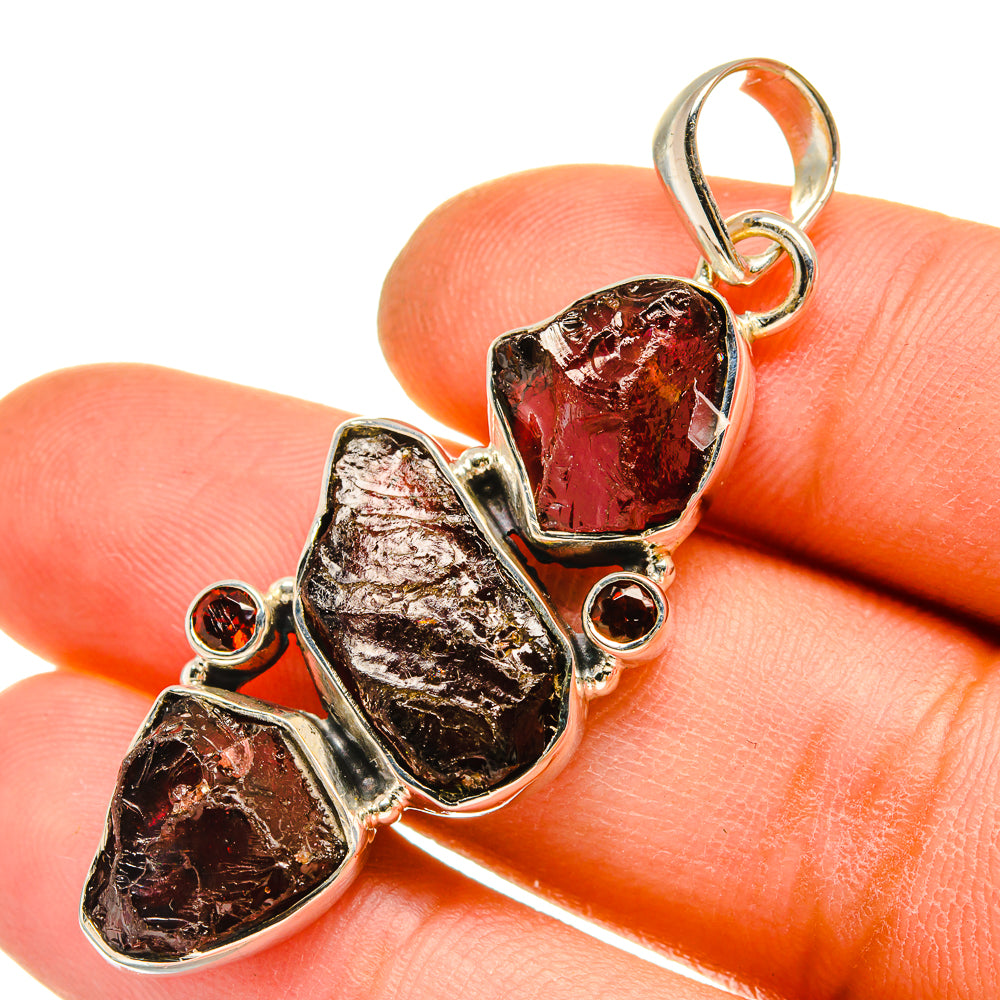 Garnet Pendants handcrafted by Anasilvercos - PD5210