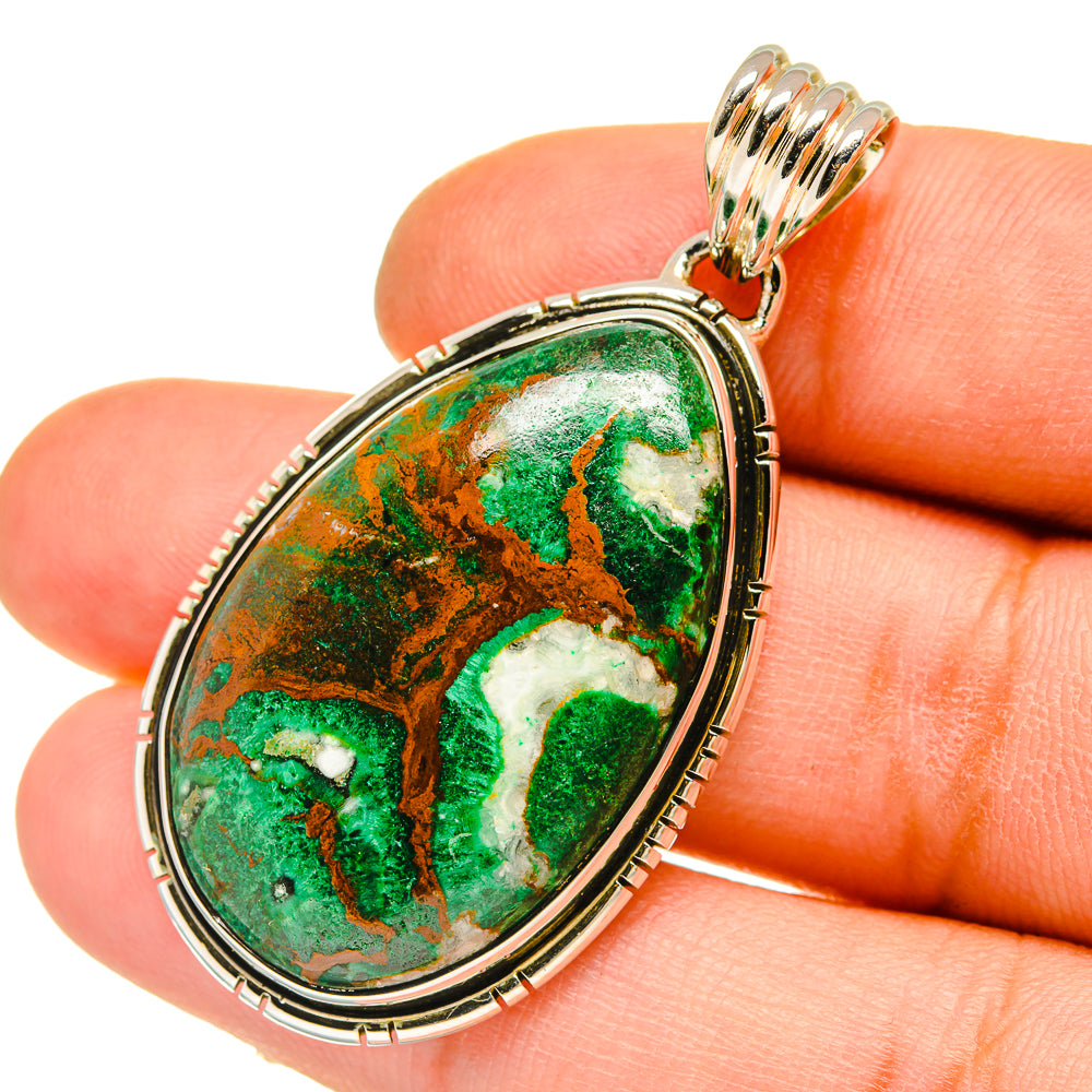 Chrysocolla Pendants handcrafted by Anasilvercos - PD5231