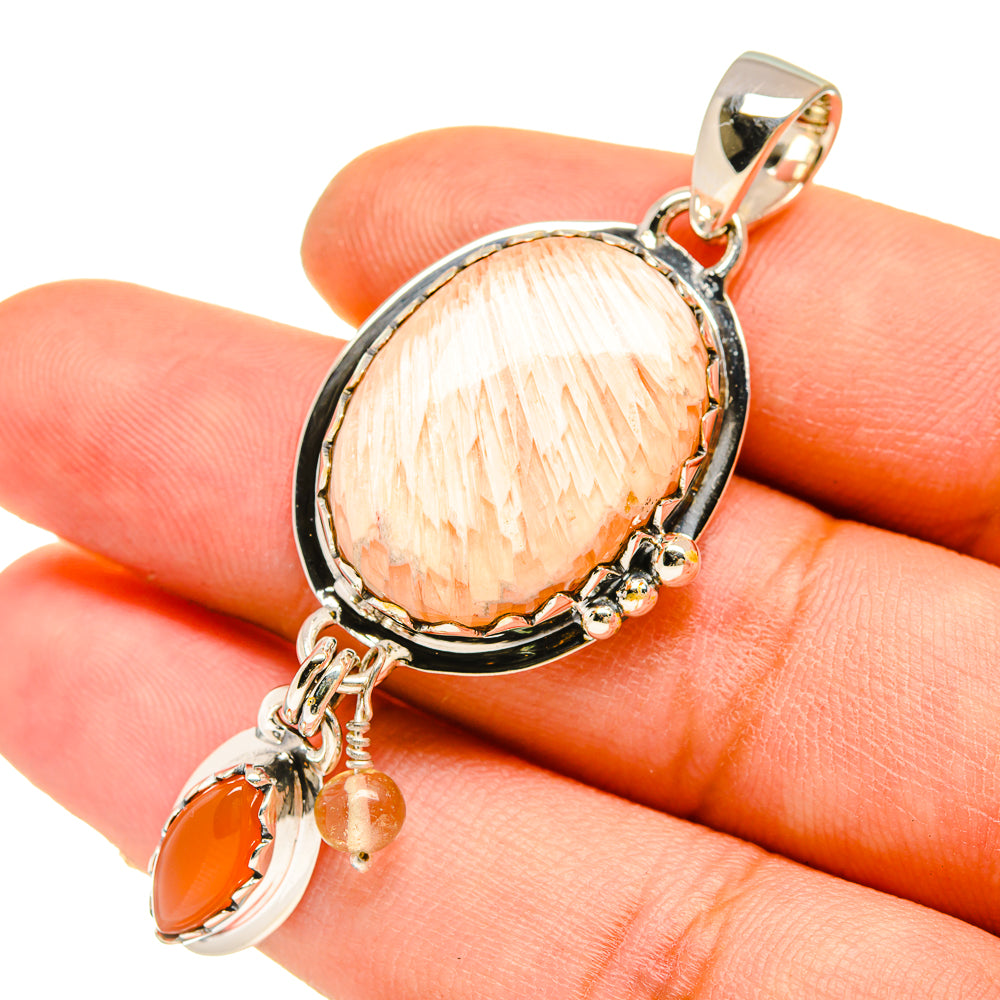 Scolecite Pendants handcrafted by Anasilvercos - PD5260