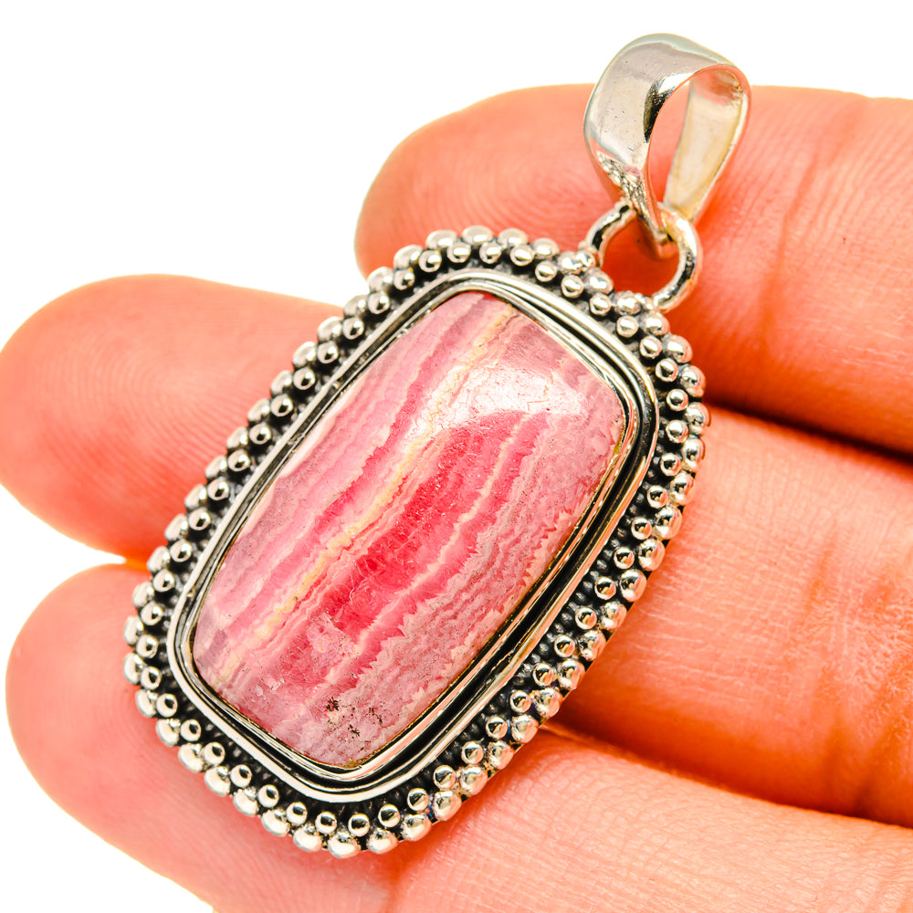 Rhodochrosite Pendants handcrafted by Anasilvercos - PD5266