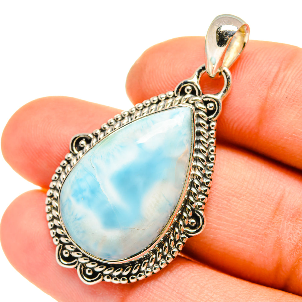 Larimar Pendants handcrafted by Anasilvercos - PD5267