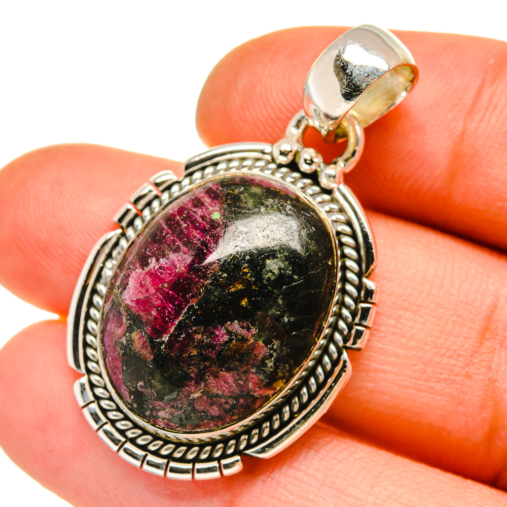 Russian Eudialyte Pendants handcrafted by Anasilvercos - PD5288