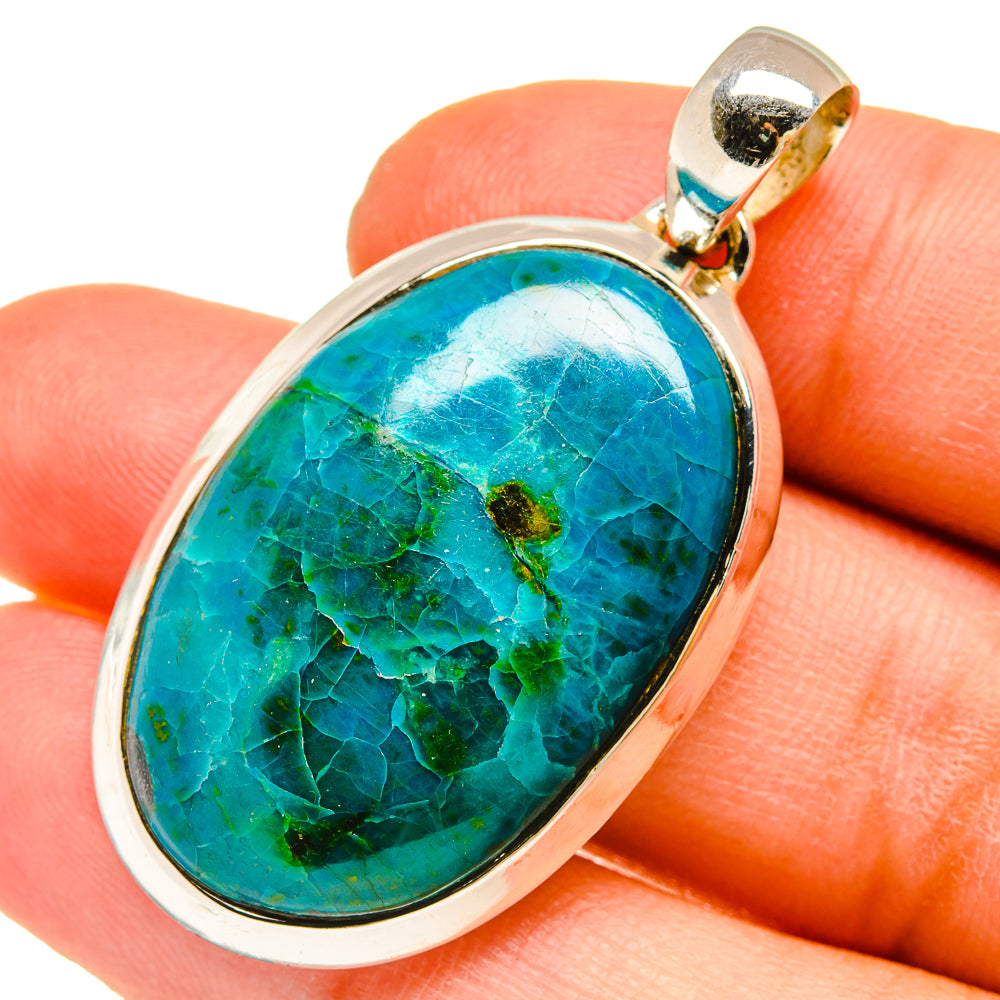 Chrysocolla Pendants handcrafted by Anasilvercos - PD5311