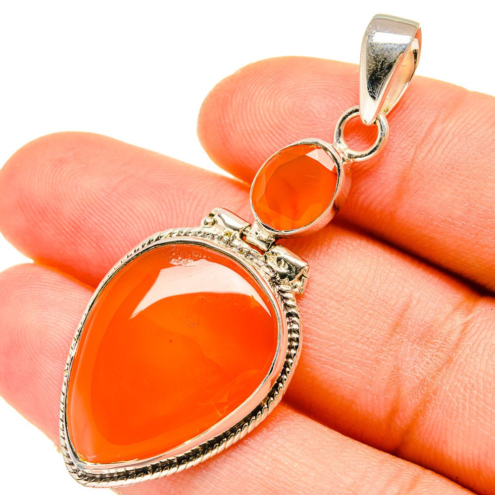 Carnelian Pendants handcrafted by Anasilvercos - PD5327