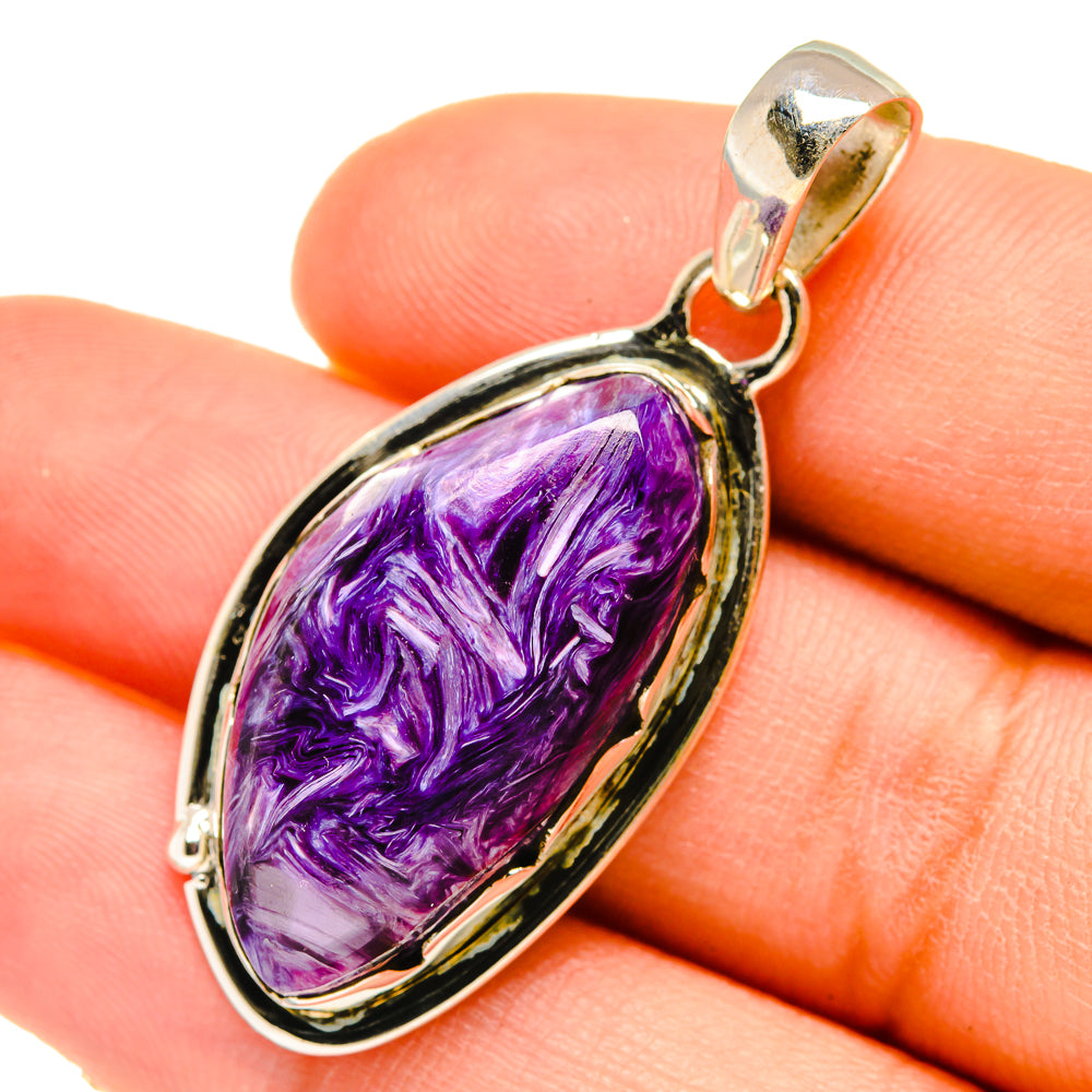 Charoite Pendants handcrafted by Anasilvercos - PD5333