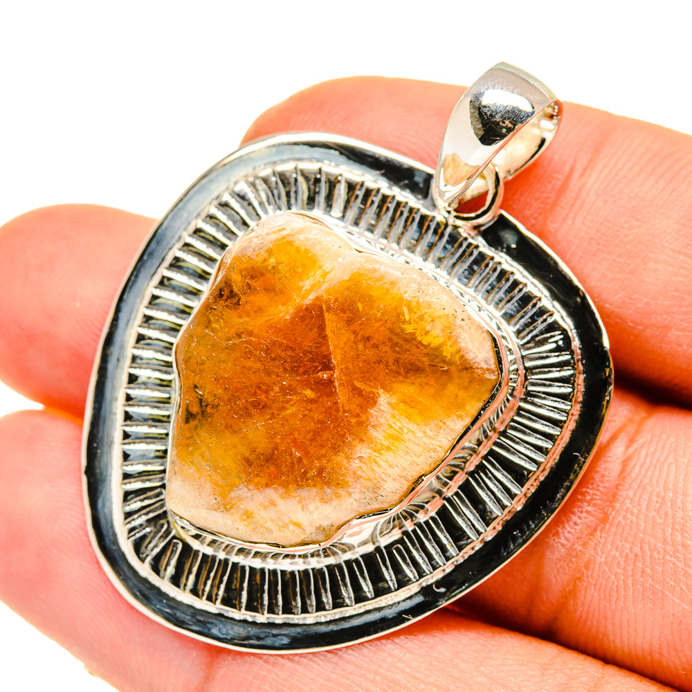 Citrine Pendants handcrafted by Anasilvercos - PD5336