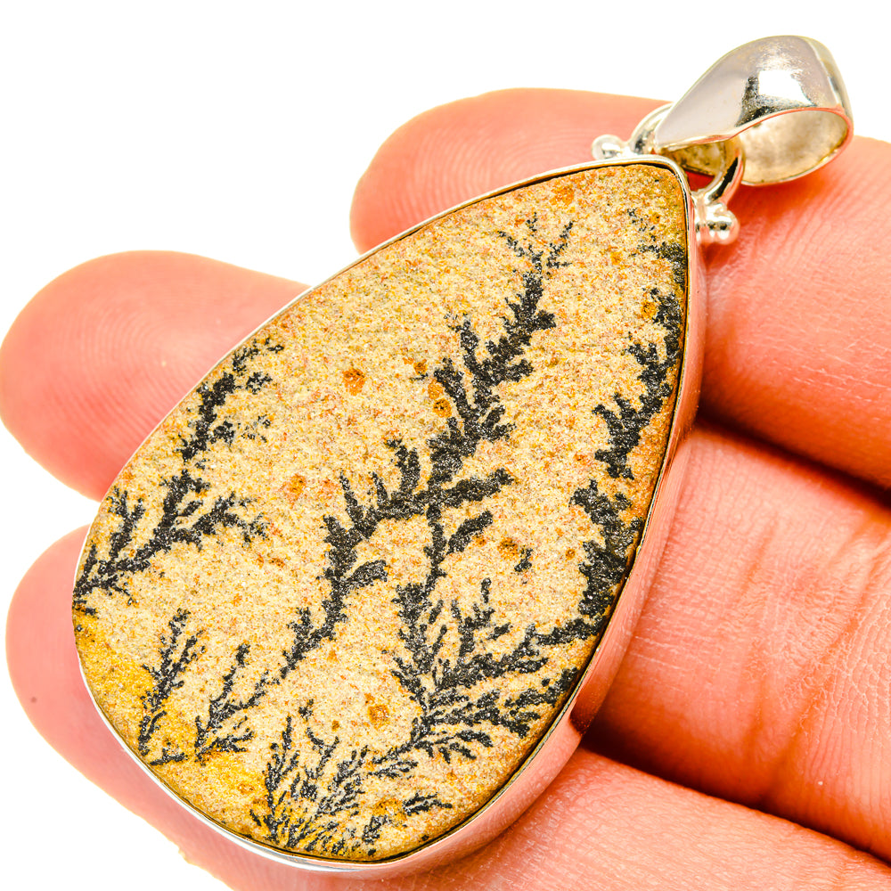 Germany Psilomelane Dendrite Pendants handcrafted by Anasilvercos - PD5342