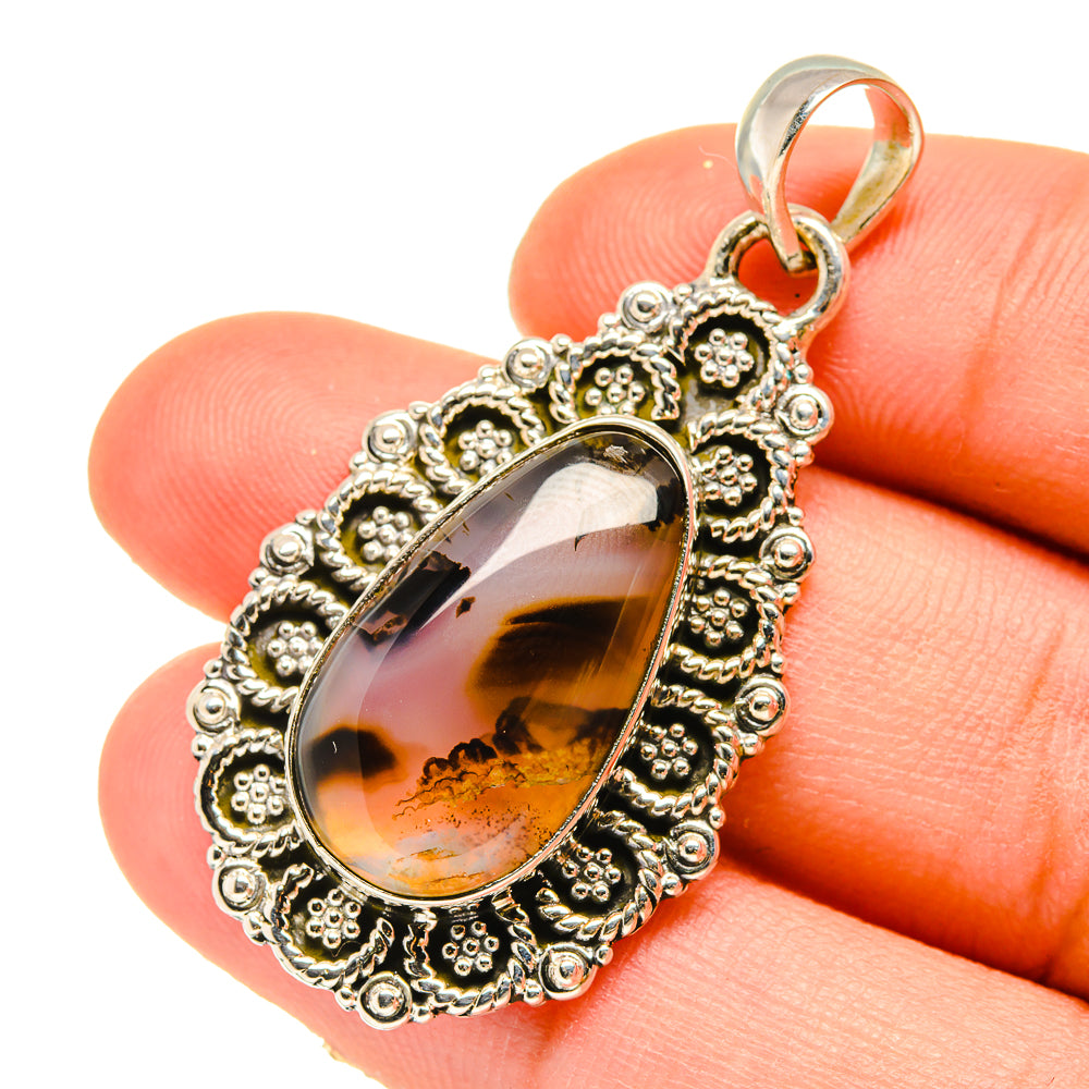 Montana Agate Pendants handcrafted by Anasilvercos - PD5346