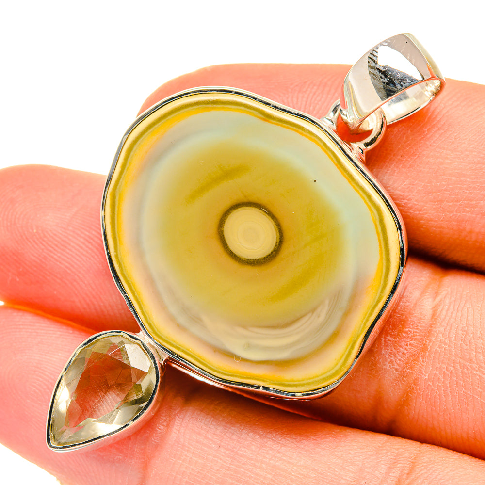 Willow Creek Jasper Pendants handcrafted by Anasilvercos - PD5349