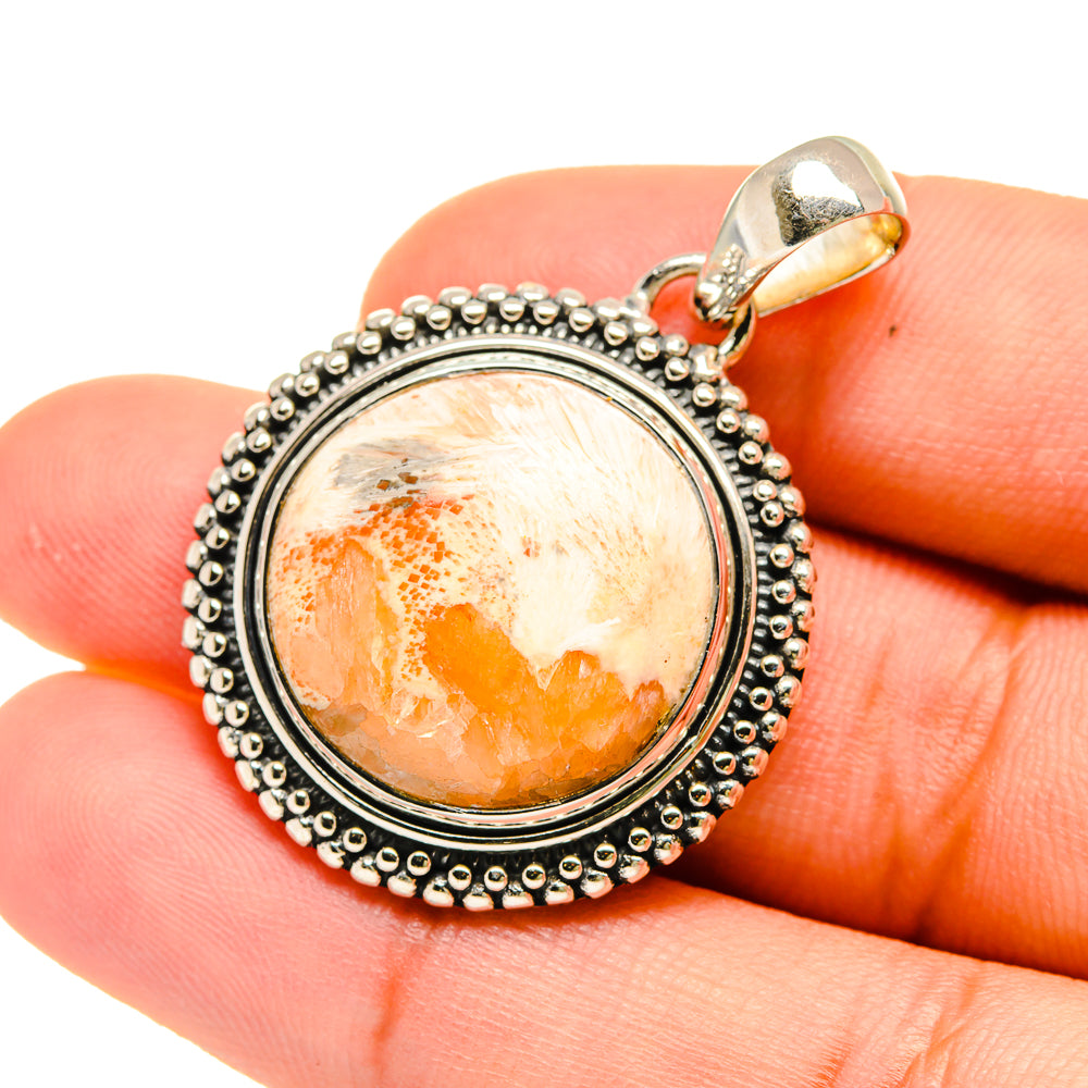 Scolecite Pendants handcrafted by Anasilvercos - PD5368