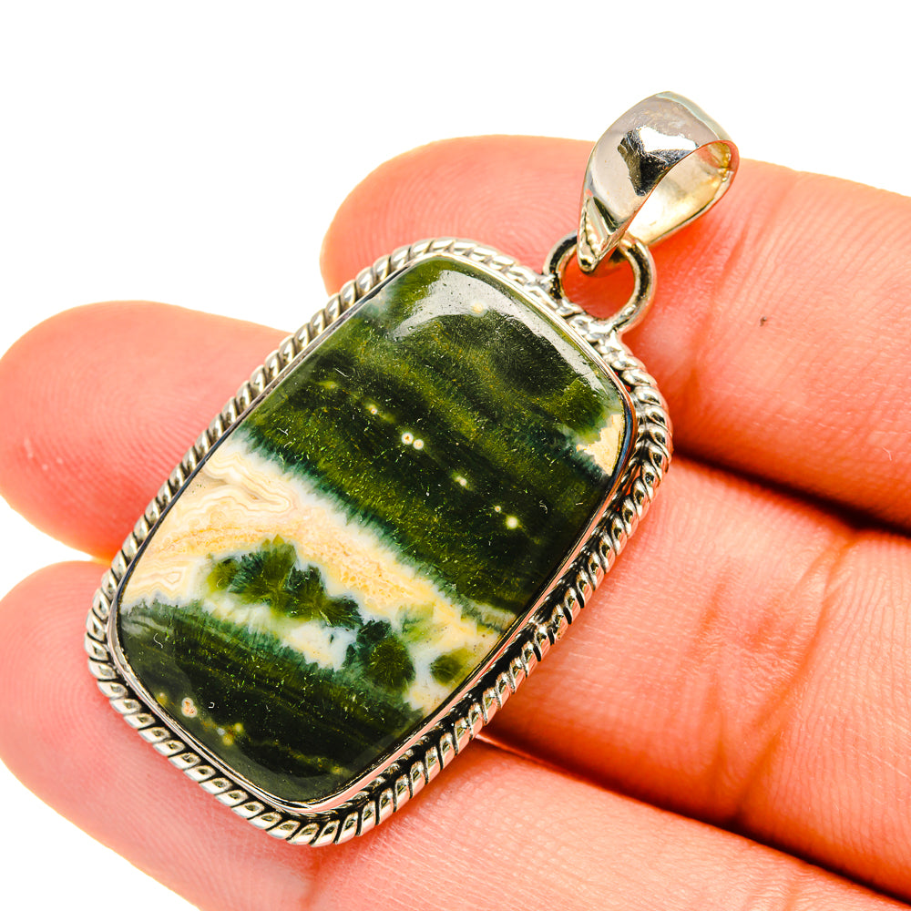 Ocean Jasper Pendants handcrafted by Anasilvercos - PD5369