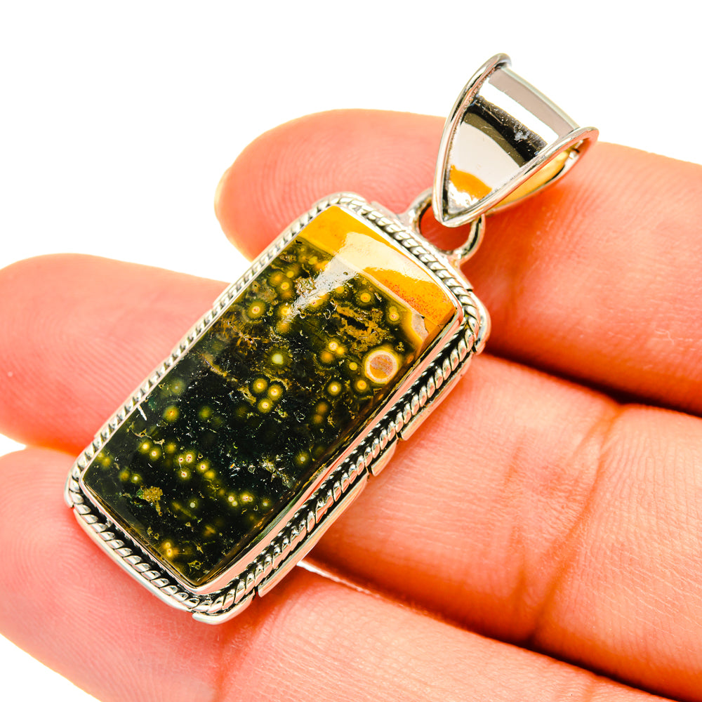 Ocean Jasper Pendants handcrafted by Anasilvercos - PD5402