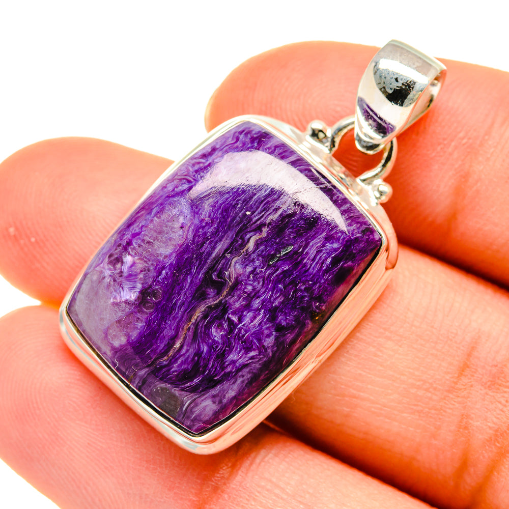 Charoite Pendants handcrafted by Anasilvercos - PD5411