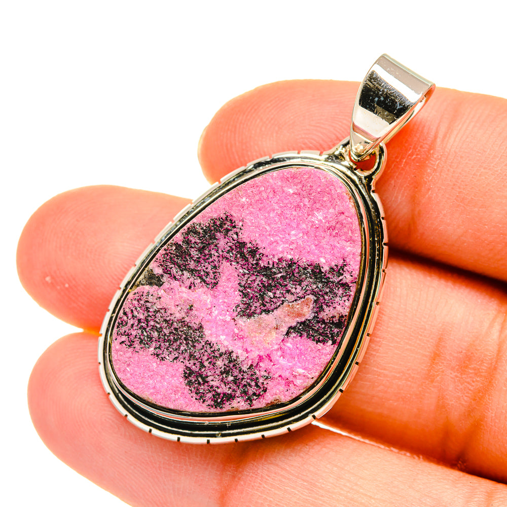 Cobalto Calcite Druzy Pendants handcrafted by Anasilvercos - PD5418