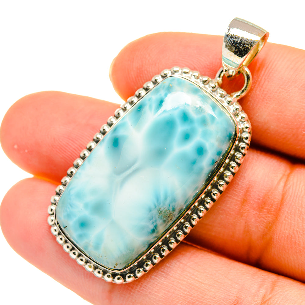 Larimar Pendants handcrafted by Anasilvercos - PD5421