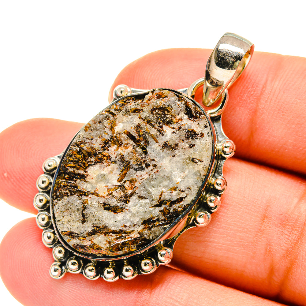 Astrophyllite Pendants handcrafted by Anasilvercos - PD5439