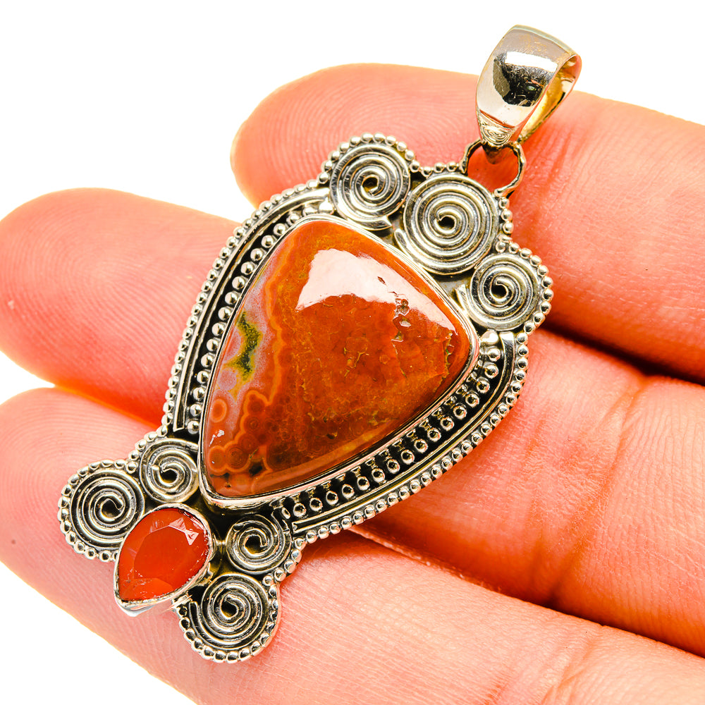 Ocean Jasper Pendants handcrafted by Anasilvercos - PD5443